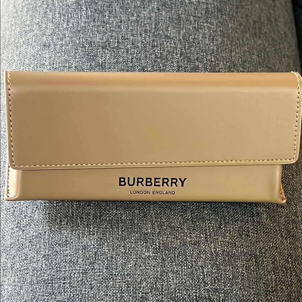 Burberry Tan Glasses case